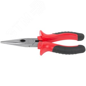 Тонконосы ''Оптима'', двухцветные обрезиненные ручки, полированная сталь 165 мм - фото 8