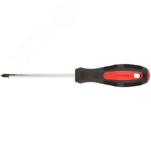 Изображение товара Отвертка ''Мастер'', CrV сталь, прорезиненная ручка 5х100 мм РН1 (шт)