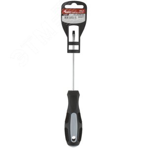 Отвертка ''Мастер'', CrV сталь, прорезиненная ручка 4х100 мм SL - фото 3