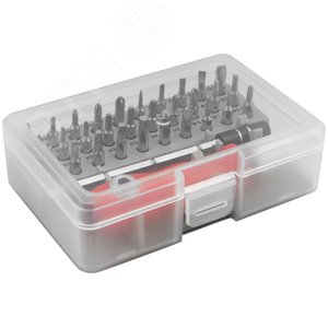 Отвертка с битами для точных работ, 30 CrV бит, удлинитель, в пластиковом боксе - фото 3