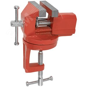 Тиски настольные облегченные поворотные 60 мм (1.10 кг) - фото 1