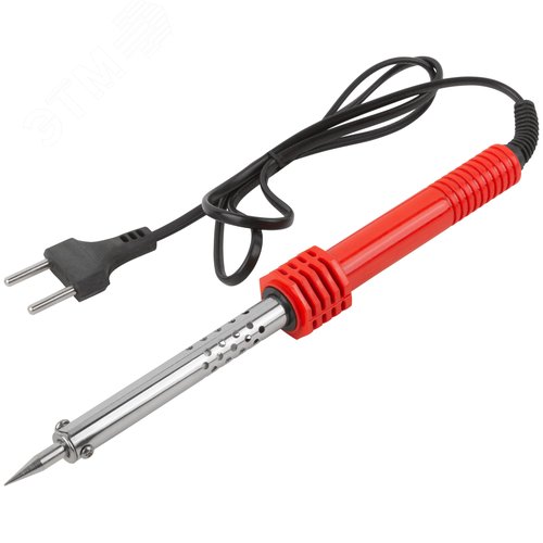 Паяльник 220 В, пластиковая ручка, конусное латунное жало, 55 Вт - фото 2