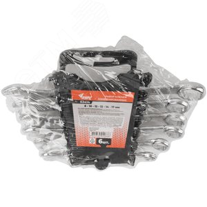 Ключи комбинированные в пластиковом держателе, набор 6 шт (8-17 мм) - фото 3