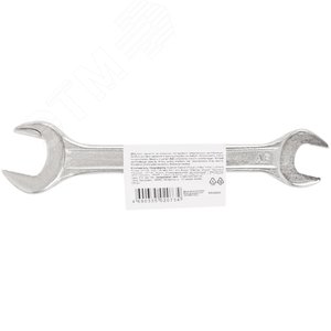 Ключ рожковый, цинковое покрытие 13х17 мм - фото 4