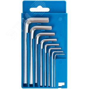 Изображение товара Ключи шестигранные в коробочке 8 шт (1.5-8 мм) (шт)
