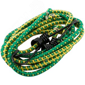 Ремни багажные резиновые, стальные крючки, 2 шт, 7х1200 мм - фото 2