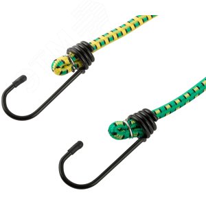 Ремни багажные резиновые, стальные крючки, 2 шт, 7х1200 мм - фото 4