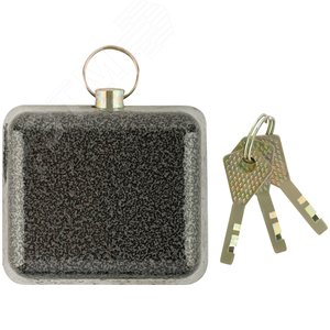 Замок навесной с закрытой дужкой 75 мм - фото 1