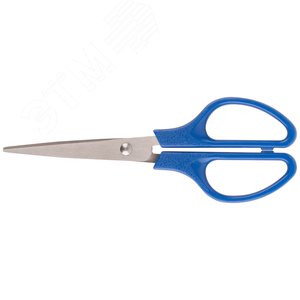 Ножницы бытовые нержавеющие, пластиковые ручки, толщина лезвия 1.4 мм, 170 мм
