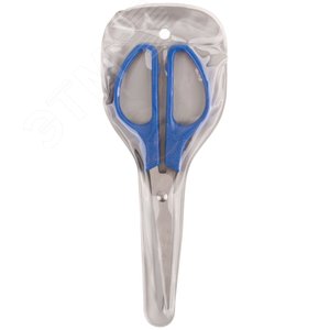 Ножницы бытовые нержавеющие, пластиковые ручки, толщина лезвия 1.4 мм, 170 мм - фото 3