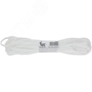 Шнур вязаный полипропиленовый без сердечника 5 мм х 20 м, р/н= 50,8 кгс - фото 3