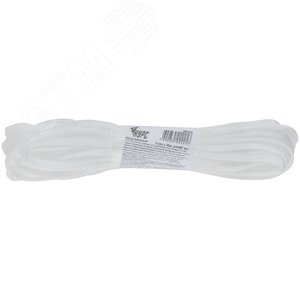 Шнур вязаный полипропиленовый без сердечника 6 мм х 20 м, р/н= 67 кгс - фото 3