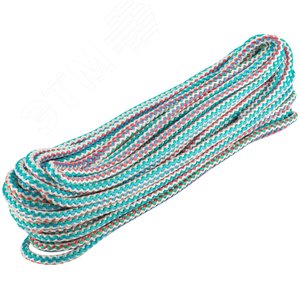 Веревка вязаная полипропиленовая, 6 мм х 20 м, р/н= 120 кгс - фото 2