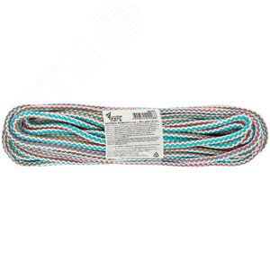 Веревка вязаная полипропиленовая, 6 мм х 20 м, р/н= 120 кгс - фото 3