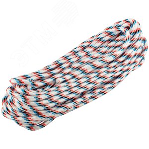 Канат полипропиленовый 24-х прядный с сердечником 6 мм х 20 м, р/н= 300 кгс - фото 2