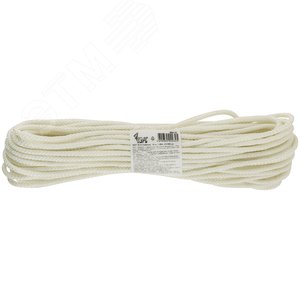 Фал капроновый плетеный 16-ти прядный с сердечником 6 мм х 20 м, р/н= 450 кгс - фото 3