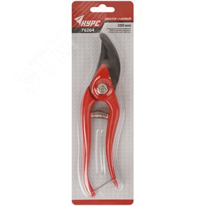 Секатор садовый, режущие кромки внахлест, алюминиевый корпус 200 мм - фото 3