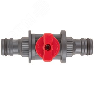 Изображение товара Переходник пластиковый с запорным клапаном (быстросъемное соединение) (шт)