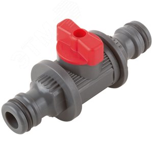 Переходник пластиковый с запорным клапаном (быстросъемное соединение) - фото 2