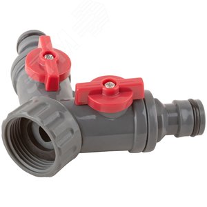 Распределитель 2-х канальный, внутренняя резьба основания 3/4' - фото 5