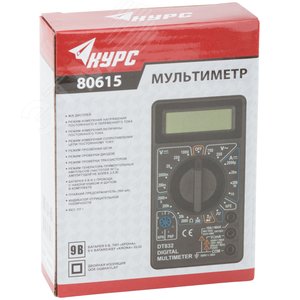 Мультиметр 0.1 мВ-1000 В, 0.1 В-750 В, 1 мкА-10 А, 0.1 Ом-2 МОм, коробка - фото 3