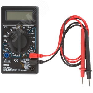 Мультиметр 0.1 мВ-1000 В, 0.1 В-750 В, 1 мкА-10 А, 0.1 Ом-2 МОм, коробка - фото 4