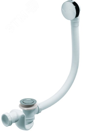 Изображение товара Слив-перелив ELTON полуавтомат для ванны, 62 л/мин, хром