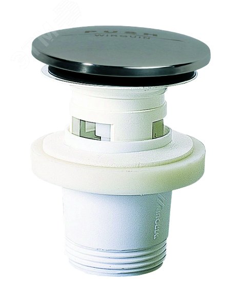Изображение товара Выпуск QUICK CLAC для раковины пластик с хромированной крышкой D63 мм