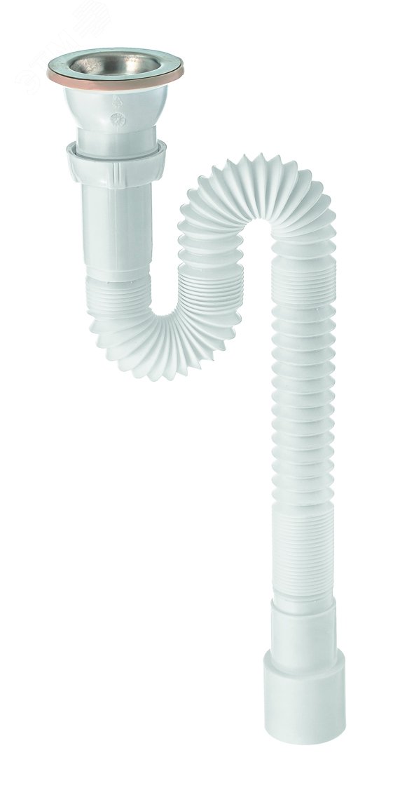 Изображение товара Гофрированный сифон для мойки 1 1/2x40/50 мм L800 мм Wirquin