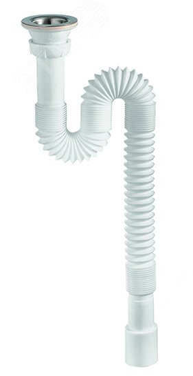 Изображение товара Гофрированный сифон для раковины 1 1/4 х 32/40 мм L800 мм