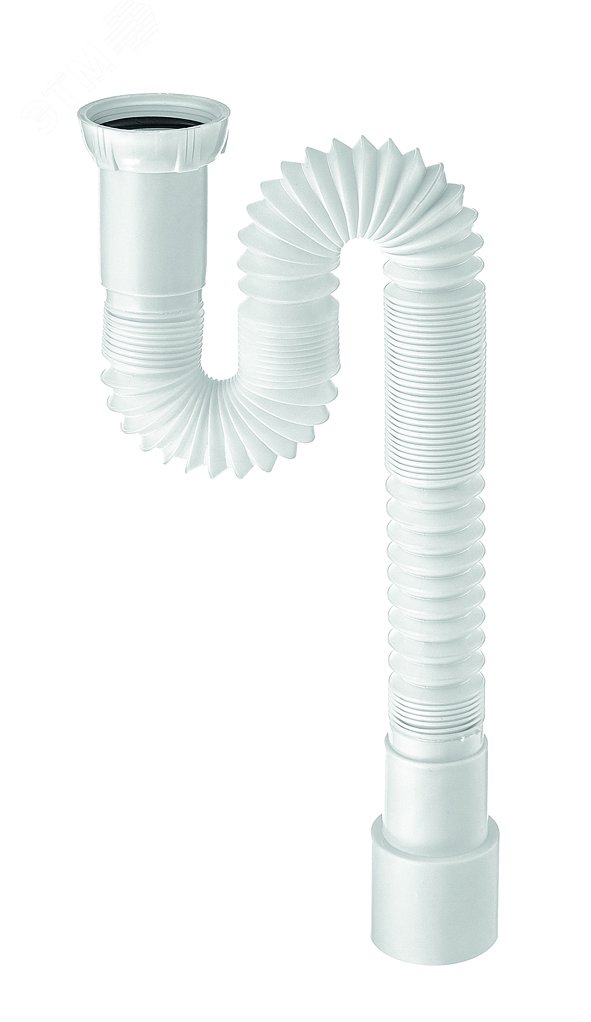 Изображение товара Гофрированный сифон для мойки без выпуска 1 1/2x40/50 мм, длина 1200 мм