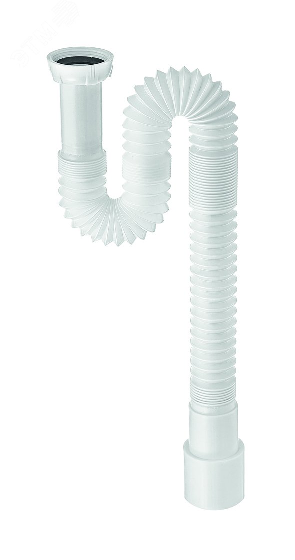 Изображение товара Сифон гофрированный для раковины без выпуска 1'1/4x40/50 мм L1200 мм