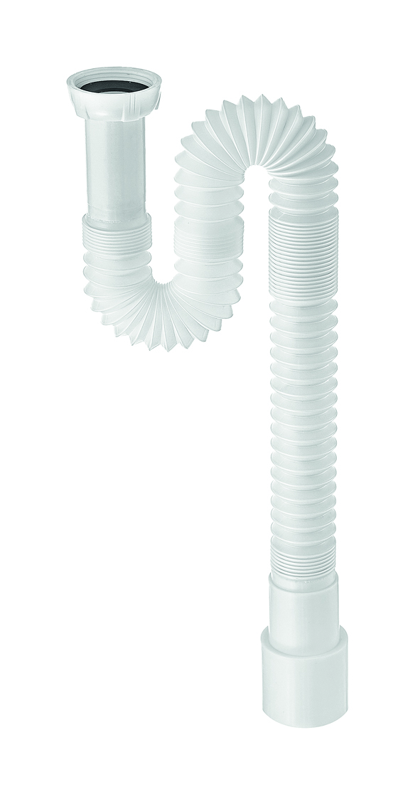 Сифон гофрированный для раковины без выпуска 1'1/4x40/50 мм L1200 мм