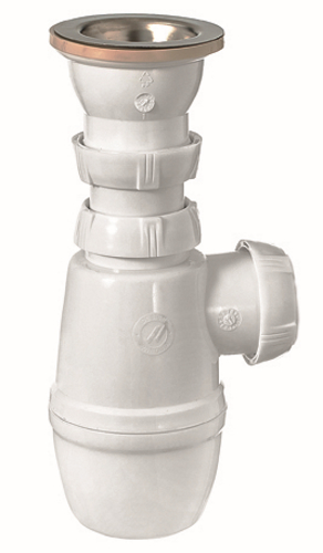 Сифон МИНОР для мойки с выпуском 1'1/2x40 мм