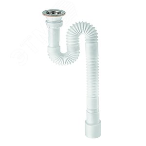 Изображение товара Сифон гофрированный для раковины 1'1/4x40/50 мм L800 мм (шт)