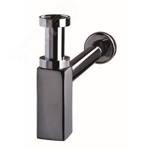 Изображение товара Сифон CAREIS для раковины без выпуска 1'1/4X32 мм отвод с розеткой, латунь в хроме (шт)