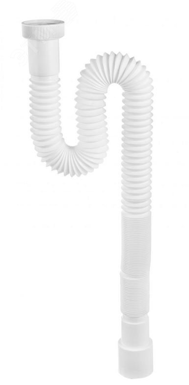 Изображение товара Сифон МИНИ ЭЛИТ гофрированный без выпуска удлинённый L2000 мм 1'1/2 D40/50