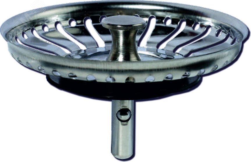 Изображение товара Фильтр-пробка для выпуска D112 мм с нержавеющей решеткой и переливом