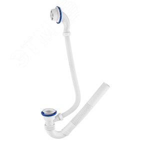 Изображение товара Сифон ЭКОНОМ для ванн поворотный белый (шт)