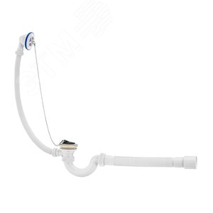 Изображение товара Сифон МИНИ ЭЛИТ для ванн с гофротрубой, пластиковые чашки D40/50 (шт)