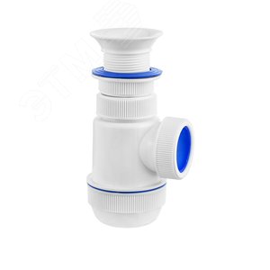 Изображение товара Сифон МИНИ ЭЛИТ для моек и раковин с пластиковым выпуском 63 мм выход 40 мм (шт)