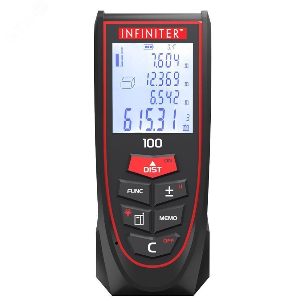 Изображение товара Лазерный дальномер INFINITER 100 для профессиональных и бытовых измерений