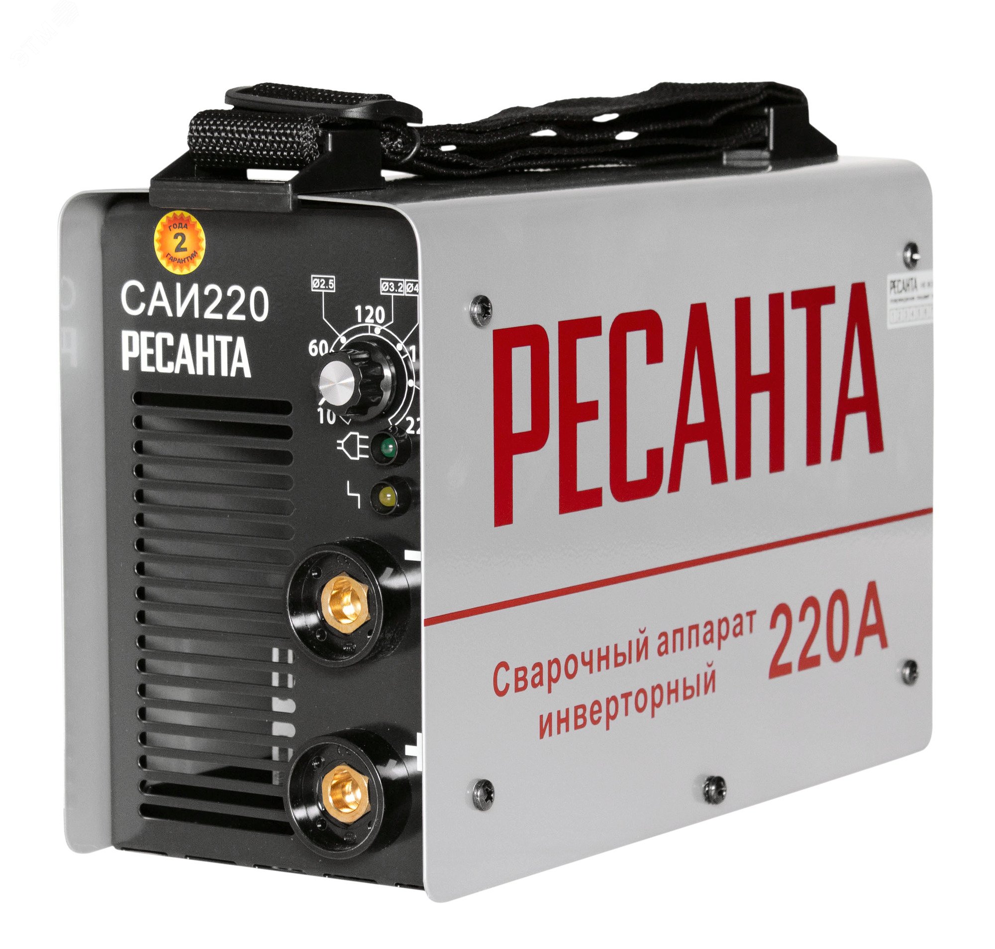 Сварочный аппарат инверторный САИ 220 в кейсе 65/22 Ресанта - превью