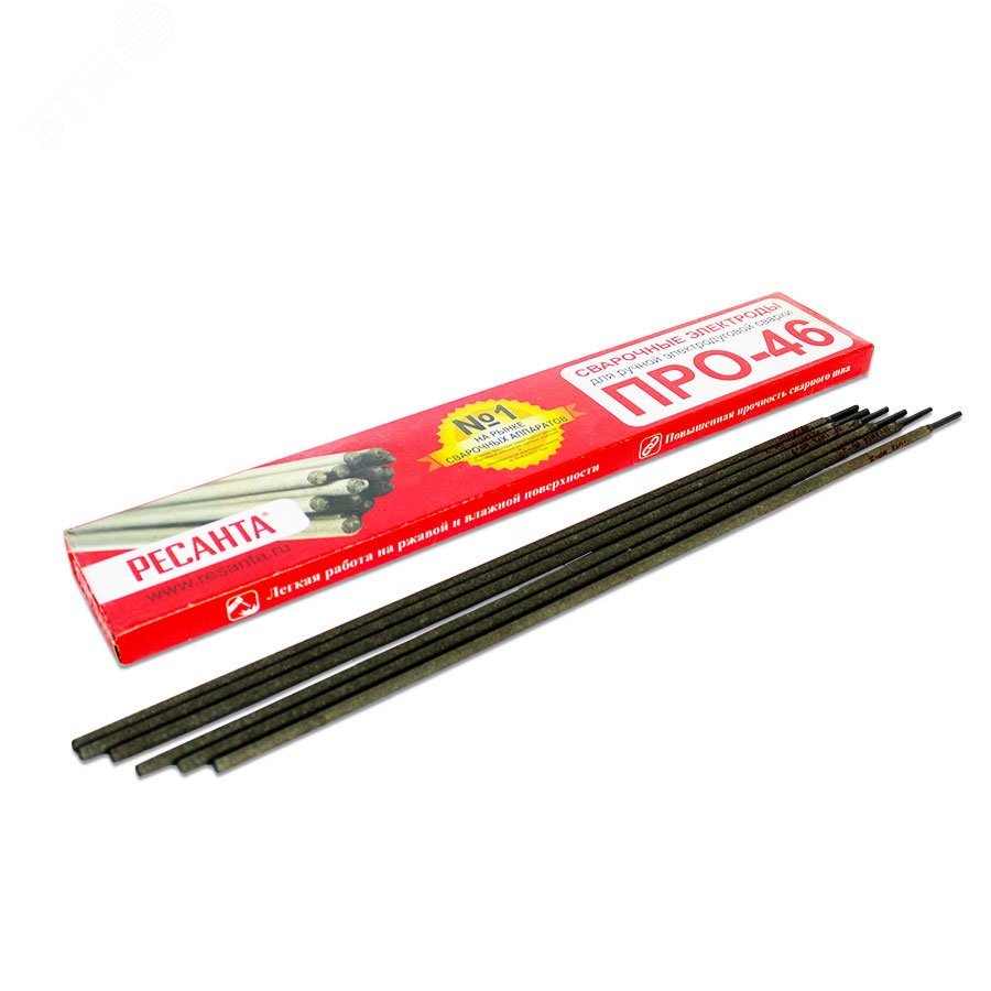 Изображение товара Электроды ПРО-46 3 мм для сварки стальных конструкций 1 кг