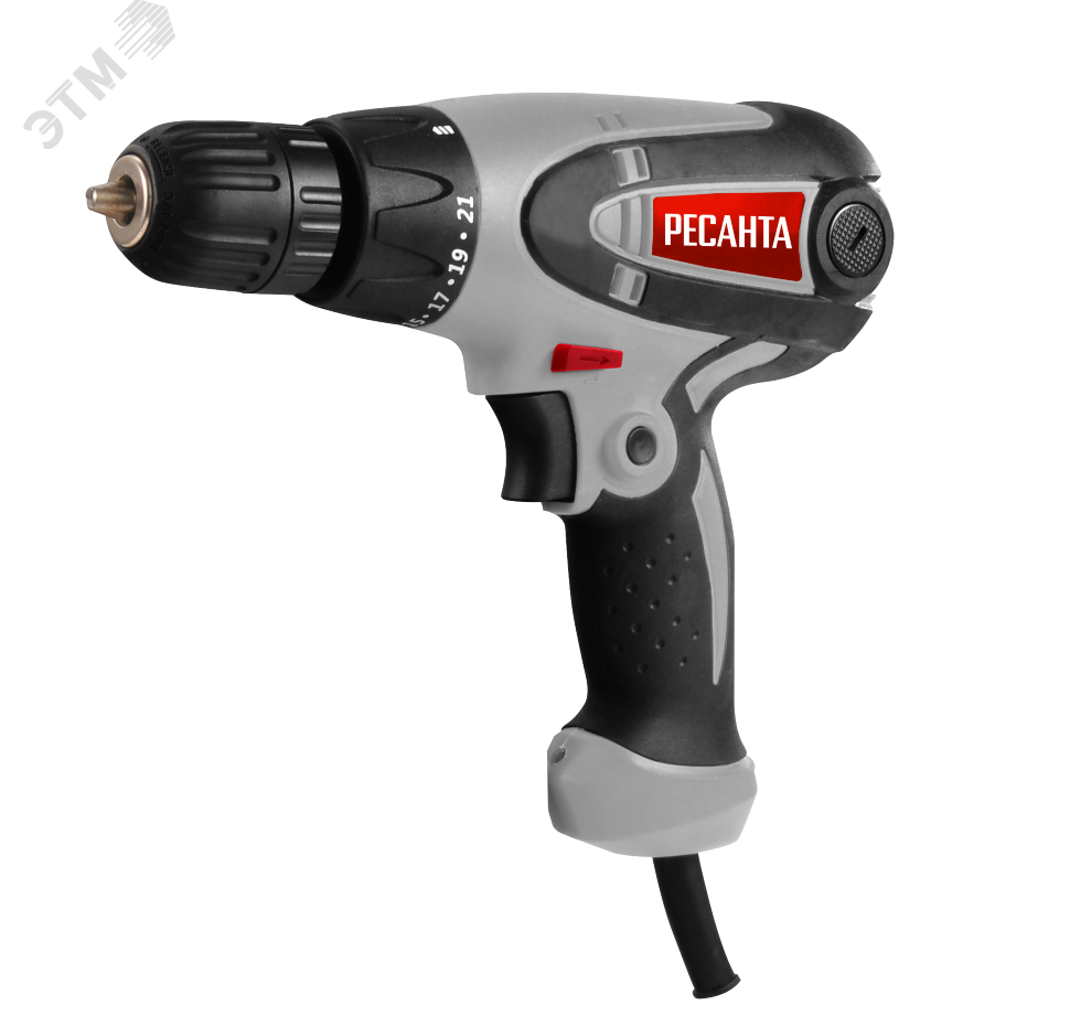 Изображение товара Сетевой шуруповерт Ресанта СШ-550-1 550 Вт для сверления и закручивания