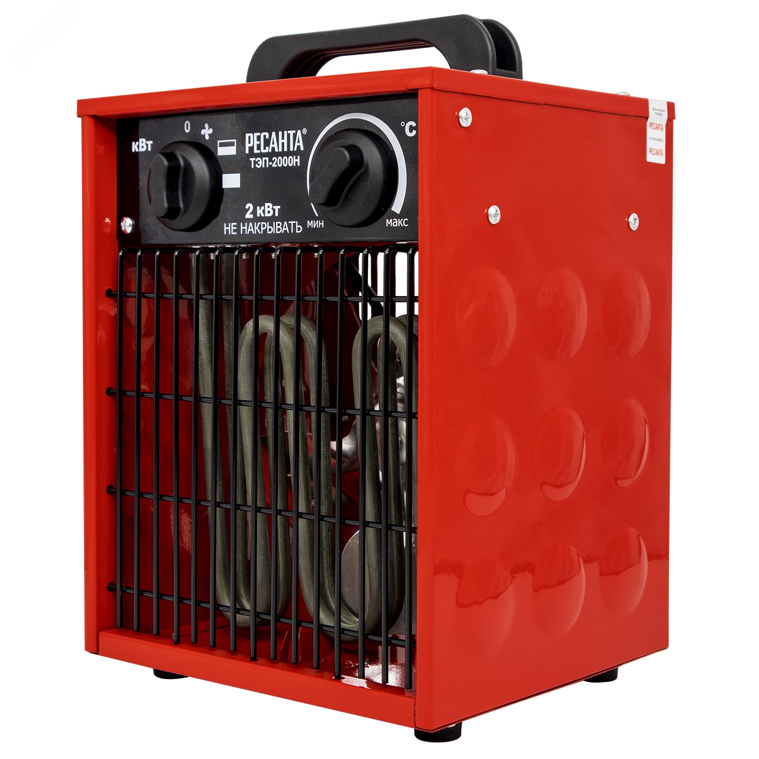 Изображение товара Тепловая электрическая пушка РЕСАНТА ТЭП-2000Н 2 кВт для обогрева помещений