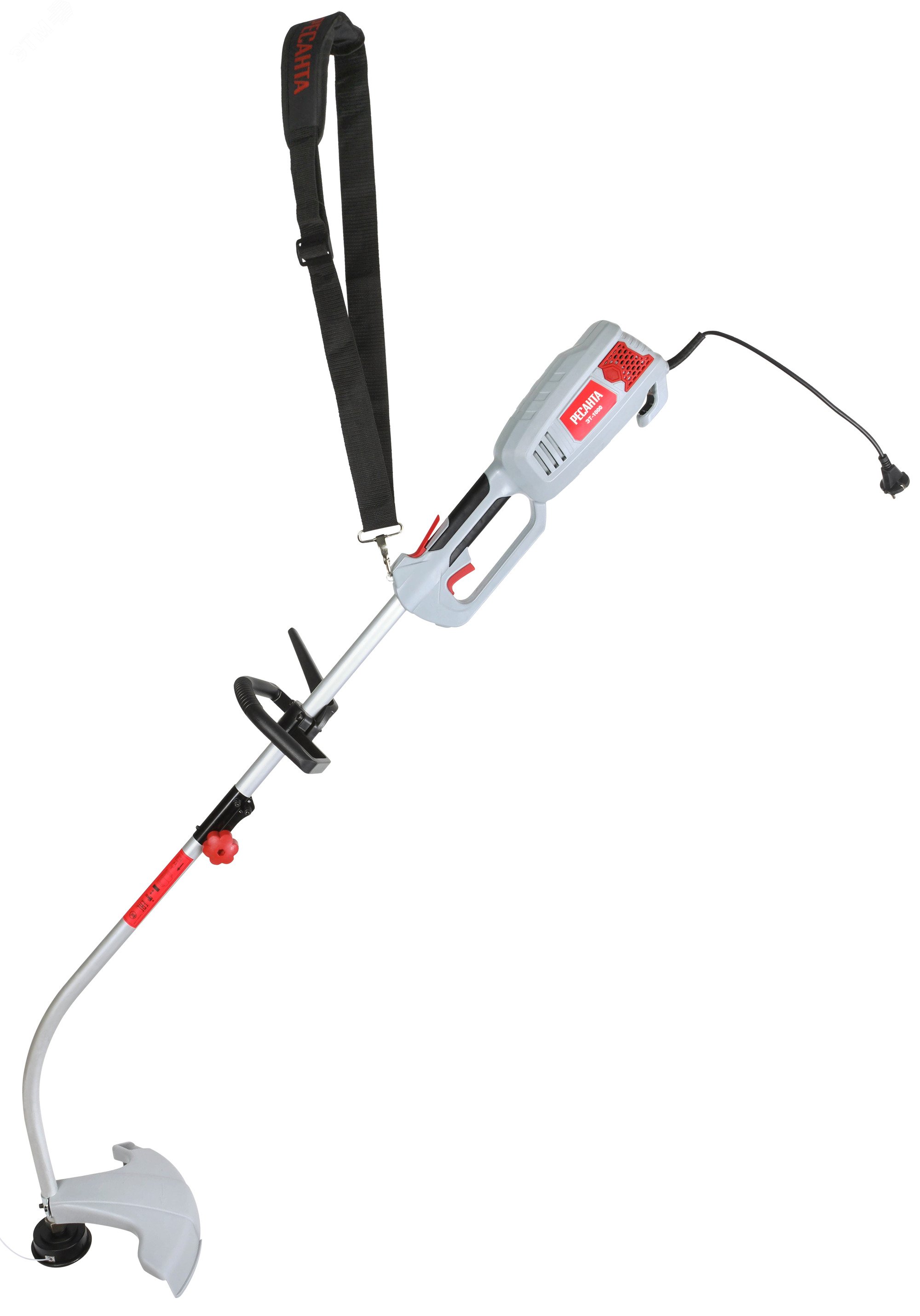 Изображение товара Электрический триммер Ресанта ЭТ-1000 для ухода за участком мощность 1000 Вт