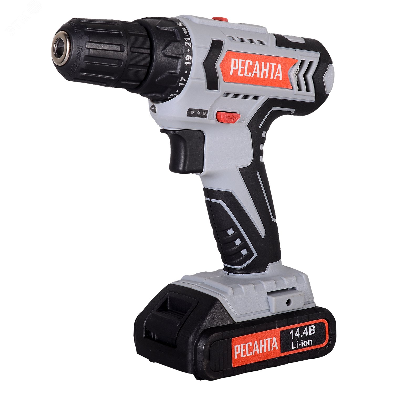 Изображение товара Дрель-шуруповерт Ресанта ДА-14-2Л 14В с быстрозажимным патроном