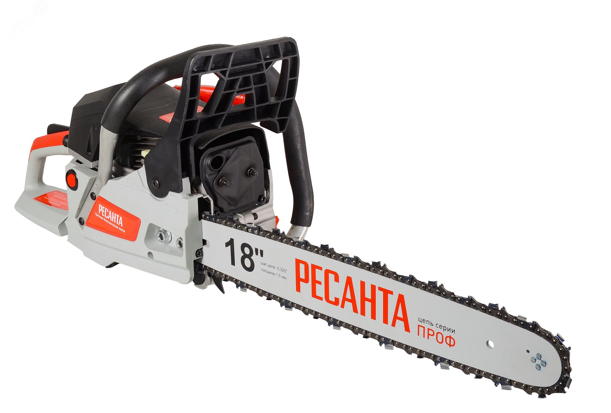Изображение товара Бензопила Ресанта БП-5218 с автоматическим тормозом и антивибрацией