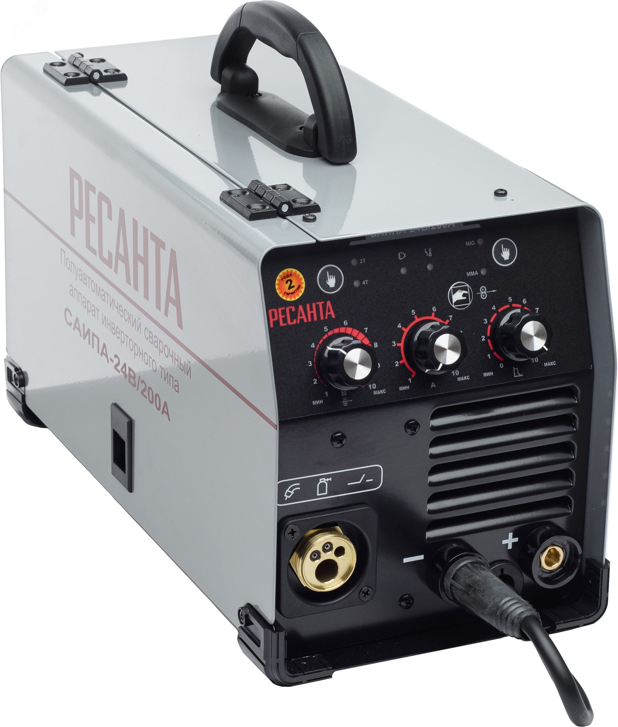 Изображение товара Полуавтомат сварочный САИПА-24В/200А MIG 6в1